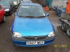 Vauxhall Corsa Breeze - S927 MCF Date of registration: 21.08.1998 1686cc, diesel, manual, blue