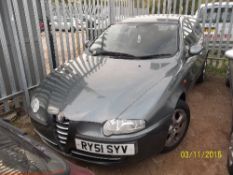 Alfa Romeo 147 T Spark Lusso - RY51 SYV Date of registration: 26.01.2002 1598cc, petrol, manual,