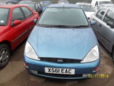 Ford Focus Zetec - X561 EAC Date of registration: 01.09.2000 1796cc, petrol, manual, blue Odometer