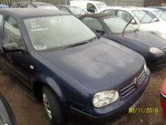 Volkswagen Golf S - LK51 XJZDate of registration: 08.11.20011598cc, petrol, manual, blueOdometer