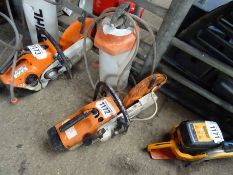 Stihl TS400 cut off saw with water bottle