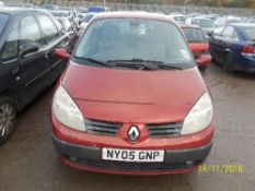 Renault Scenic Expression 16V - NY05 GNP Date of registration: 11.07.2005 1598cc, petrol, manual,