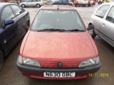 Peugeot 106 Aztec - N630 OBCDate of registration: 11.08.19951527cc, diesel, manual, red Odometer