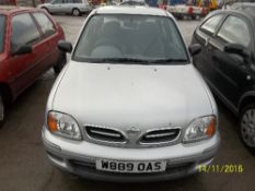 Nissan Micra SE 16V - W889 OAS Date of registration: 13.08.2000 998cc, petrol, variable speed