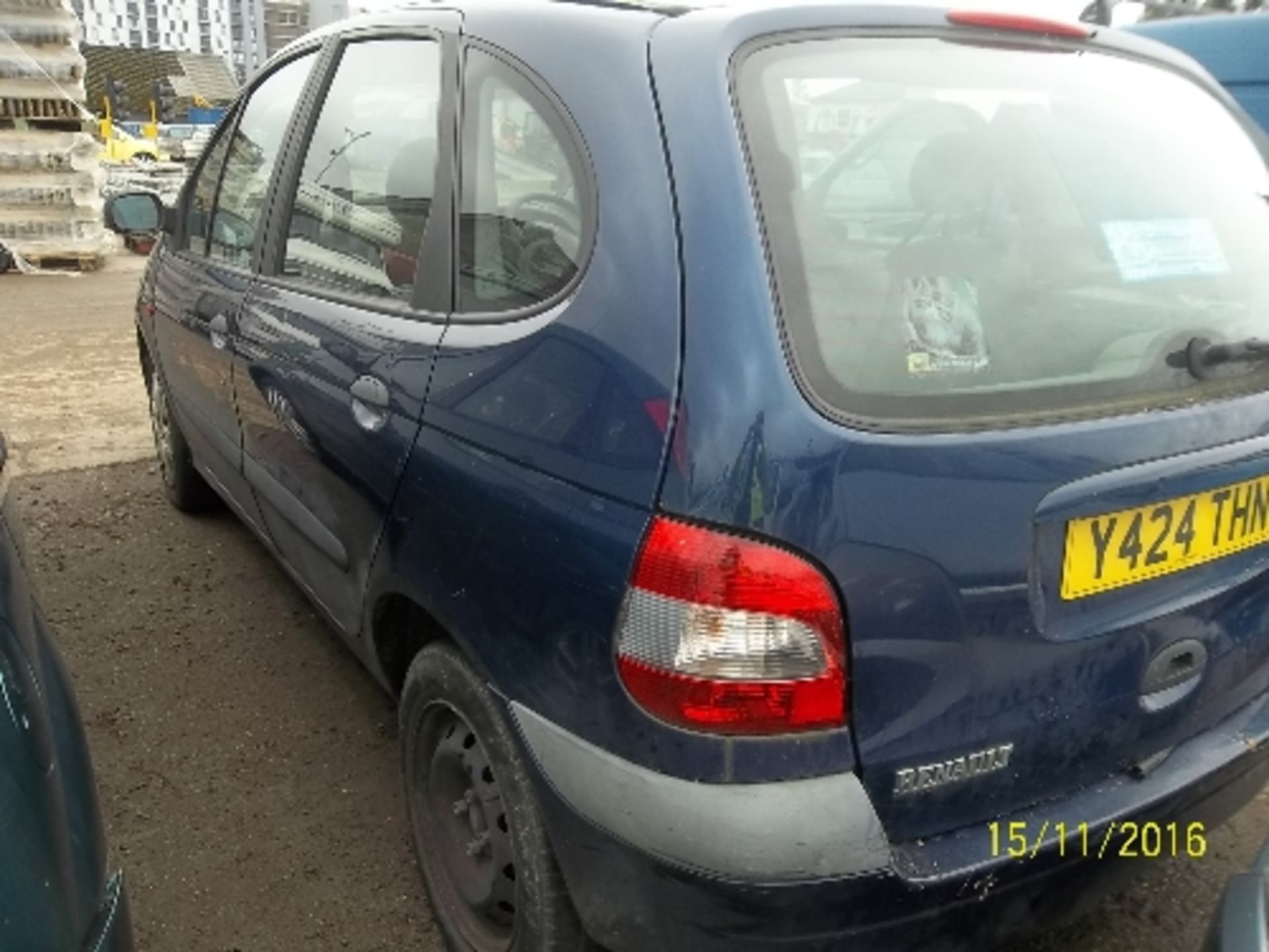 Renault Megane Scenic Exp - Y424 THN Date of registration: 08.08.2001 1598cc, petrol, 4 speed - Image 4 of 4