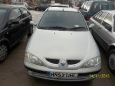 Renault Megane Fidji 16V - HN52 UHL Date of registration: 20.11.2002 1390cc, petrol, manual,