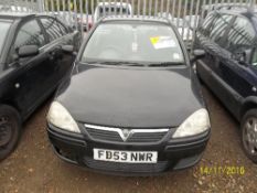 Vauxhall Corsa Design 16V - FD53 NWRDate of registration: 21.11.20031199cc, petrol, manual,