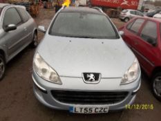 Peugeot 407 SW X-Line HDI Estate - LT55 CZC Date of registration: 08.09.2005 1997cc, diesel, 4 speed