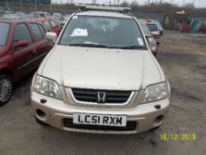 Honda CR-V ES Estate – LC51 RXM Date of registration:  18.10.2001 1973cc, petrol, 4 speed automatic,