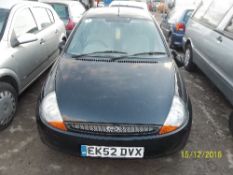 Ford KA Luxury - EK52 DVX Date of registration: 14.10.2002 1299cc, petrol, manual, black Odometer