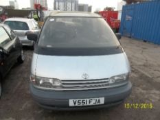 Toyota Previa GS Estate - V551 FJA Date of registration: 31.01.2000 2438cc, petrol, manual, silver