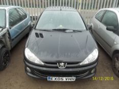 Peugeot 206 Sport - EX05 VHH Date of registration: 01.03.2005 1360cc, petrol, manual, black Odometer