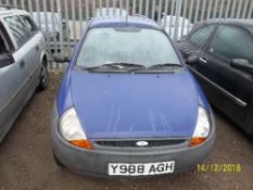 Ford KA - Y988 AGH Date of registration: 16.03.2001 1299cc, petrol, manual, blue Odometer reading at