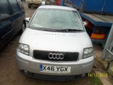 Audi A2 SE - X46 YGX Date of registration: 11.01.2001 1390cc, petrol, manual, silver Odometer