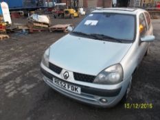 Renault Clio Extreme 16V - RE52 FDK Date of registration: 11.11.2002 1149cc, petrol, manual,