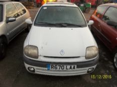 Renault Clio Grande RN - R670 LAA Date of registration: 30.06.1998 1149cc, petrol, manual, white