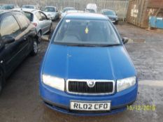 Skoda Fabia Classic 8V - RL02 CFO Date of registration: 17.08.2002 1397cc, petrol, manual, blue