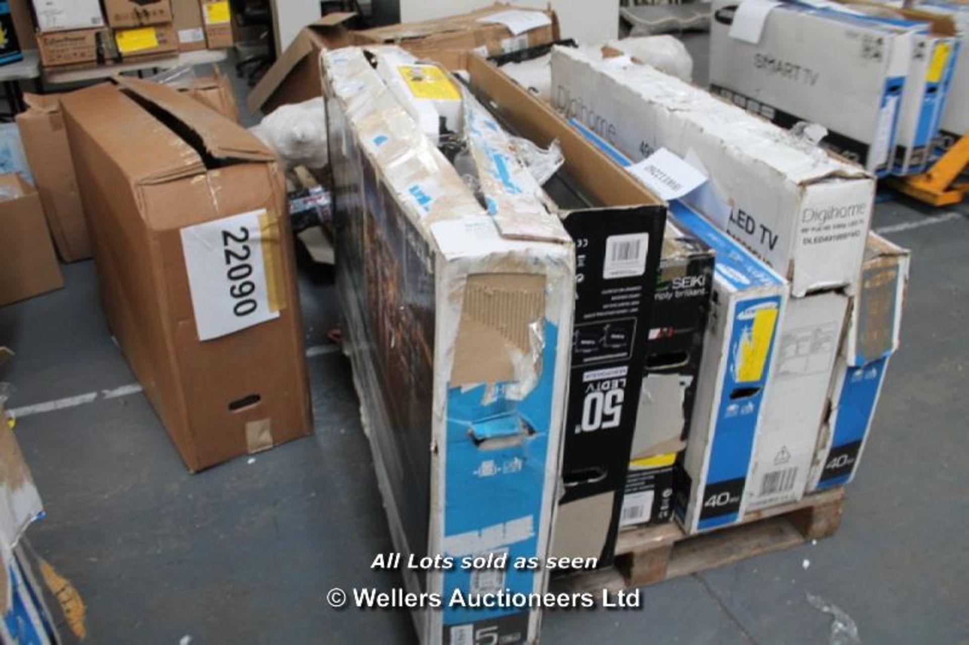 PALLET OF: SEIKI 40" SMART FULL HD FREEVIEW TV.  /
