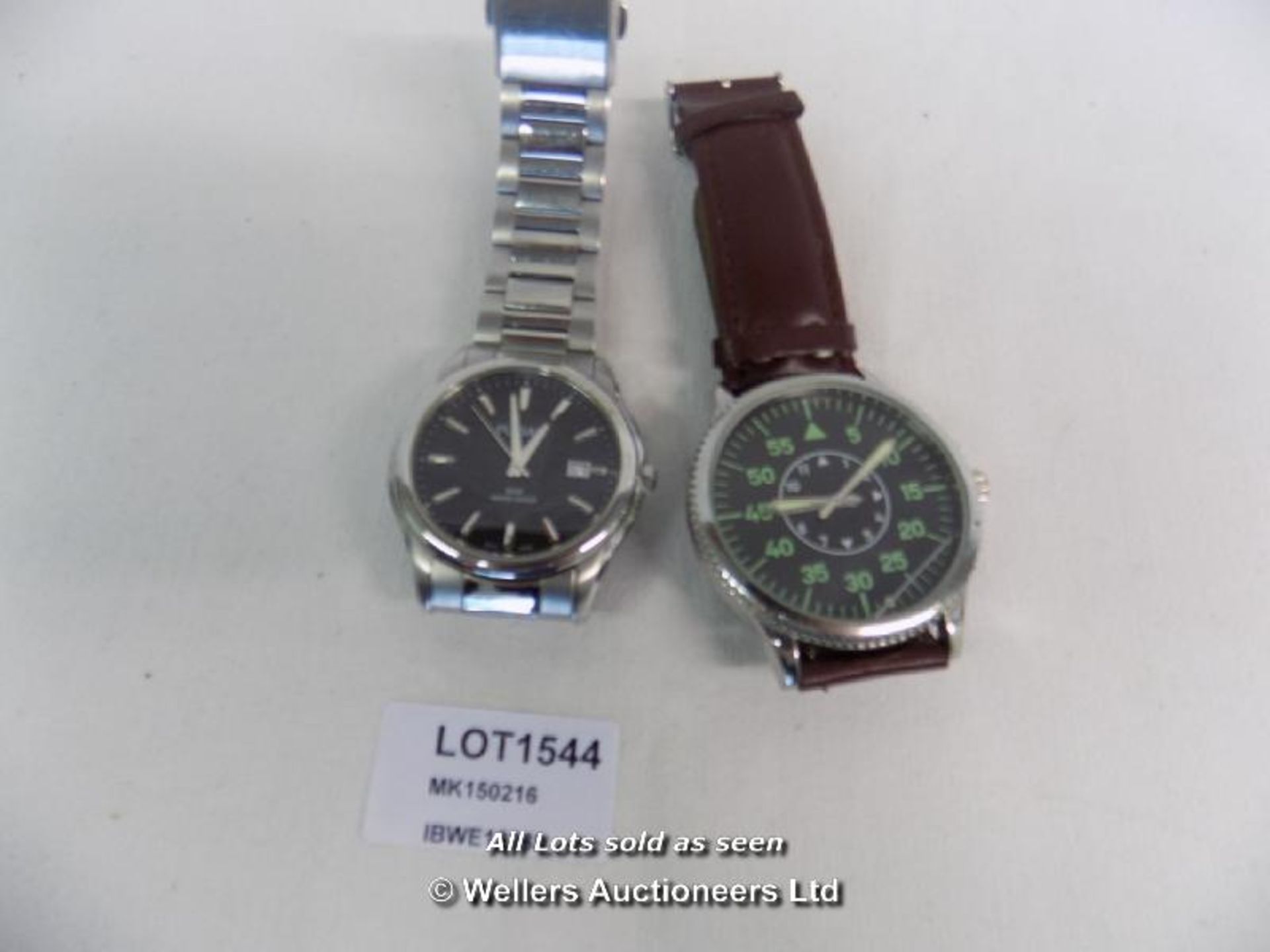 2X WATCHES INCLUDING PULSAR. / GRADE: UNCLAIMED PROPERTY / UNBOXED (DC1) {MK150216}