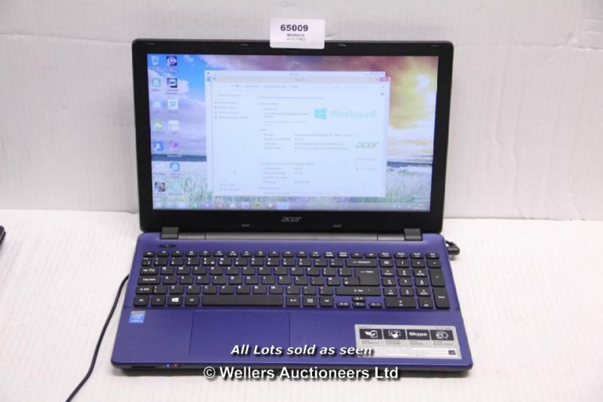 ACER ASPIRE E15 E5-571-360C LAPTOP / WINDOWS 8.1 / INTEL CORE I3-4005U 1.70GHZ / 4GB RAM / 1TB