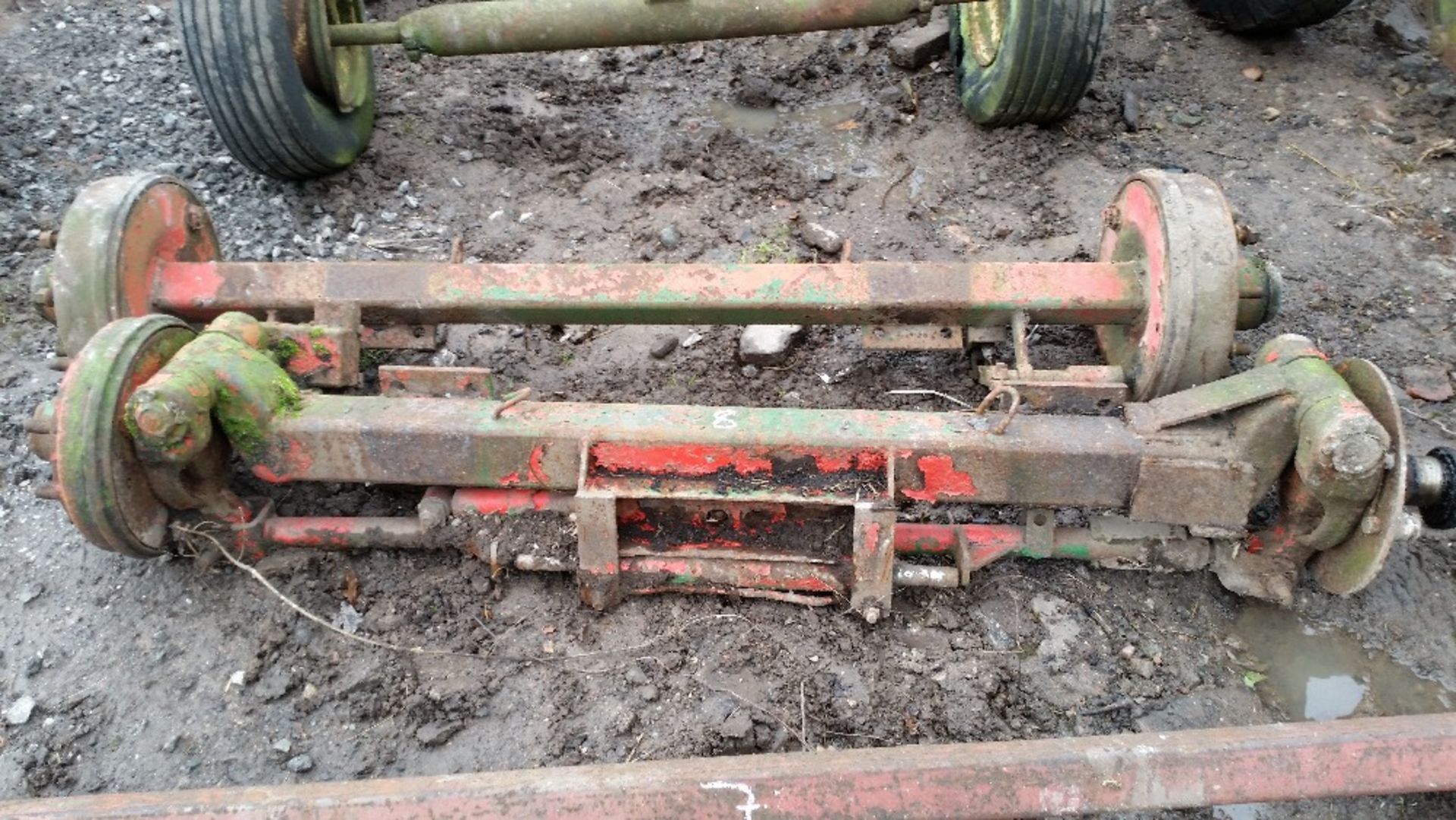 Heavy Duty Agricultural Square Axles 8 Stud X 2