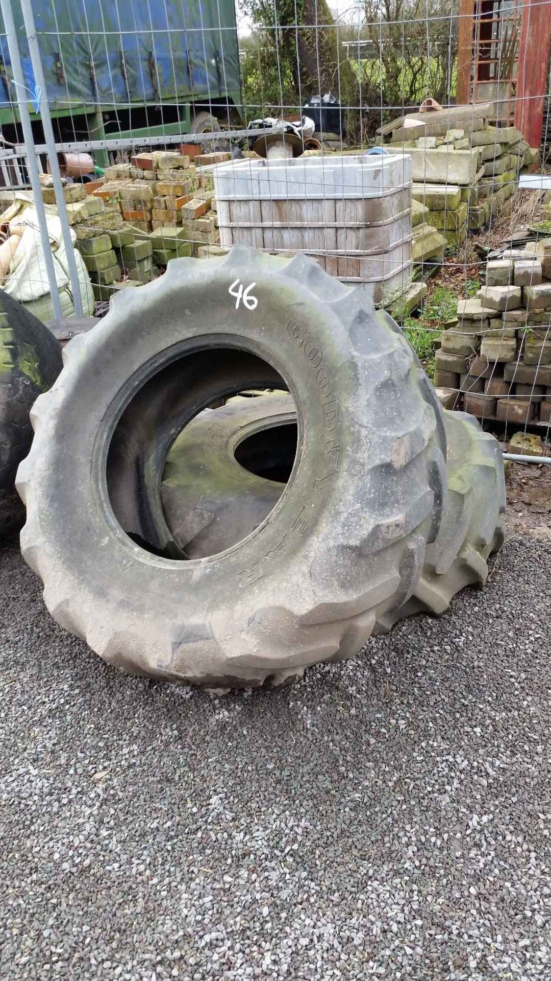 Goodyear 16.9r24 Tractor Tyre X 2