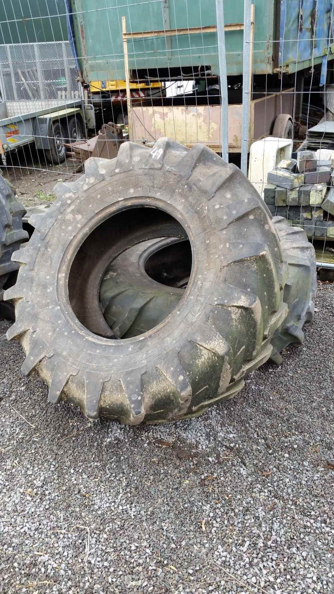 Michelin 16.9r24 Tractor Tyre X 2