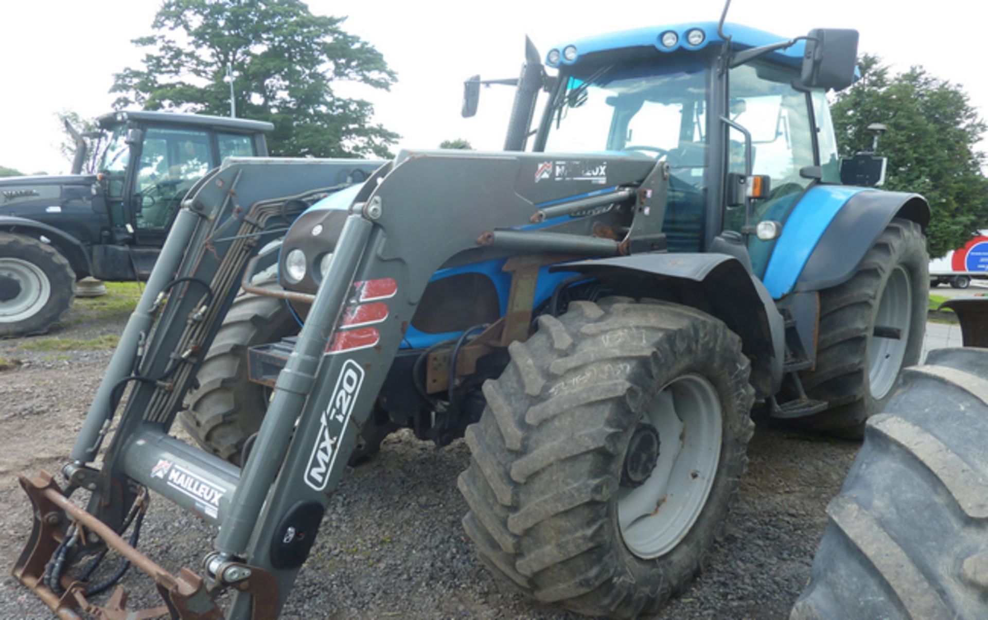 5216 Landini 145 Landpower tractor, 50k box, on air brakes, 2007, 2500 hours, c/w loader, YX57 ACZ - Image 3 of 3
