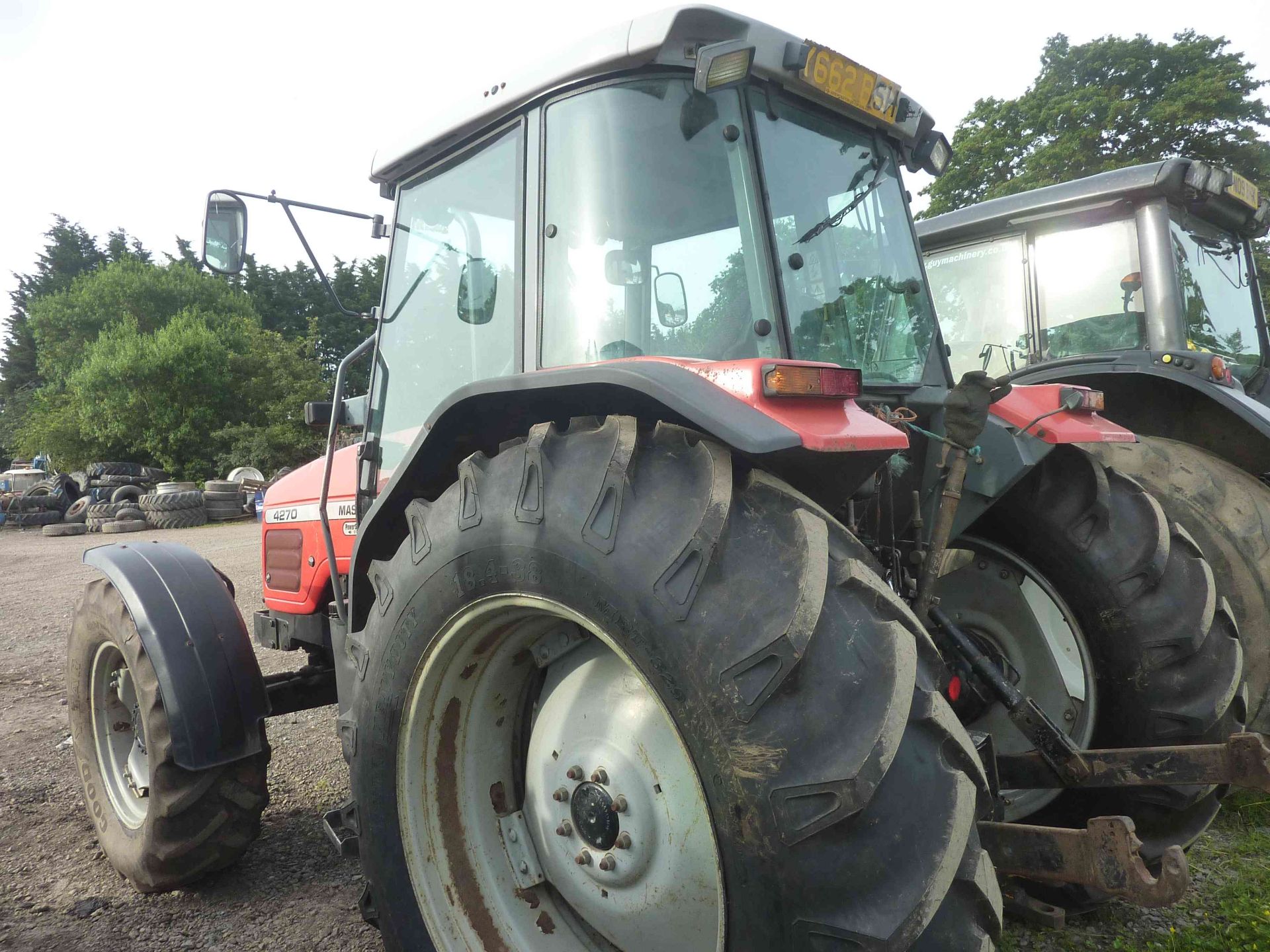 5215 MF 4270 tractor 4x4 power shift, Y662 BSH, new rear tyres, 5300 hours - Image 2 of 2
