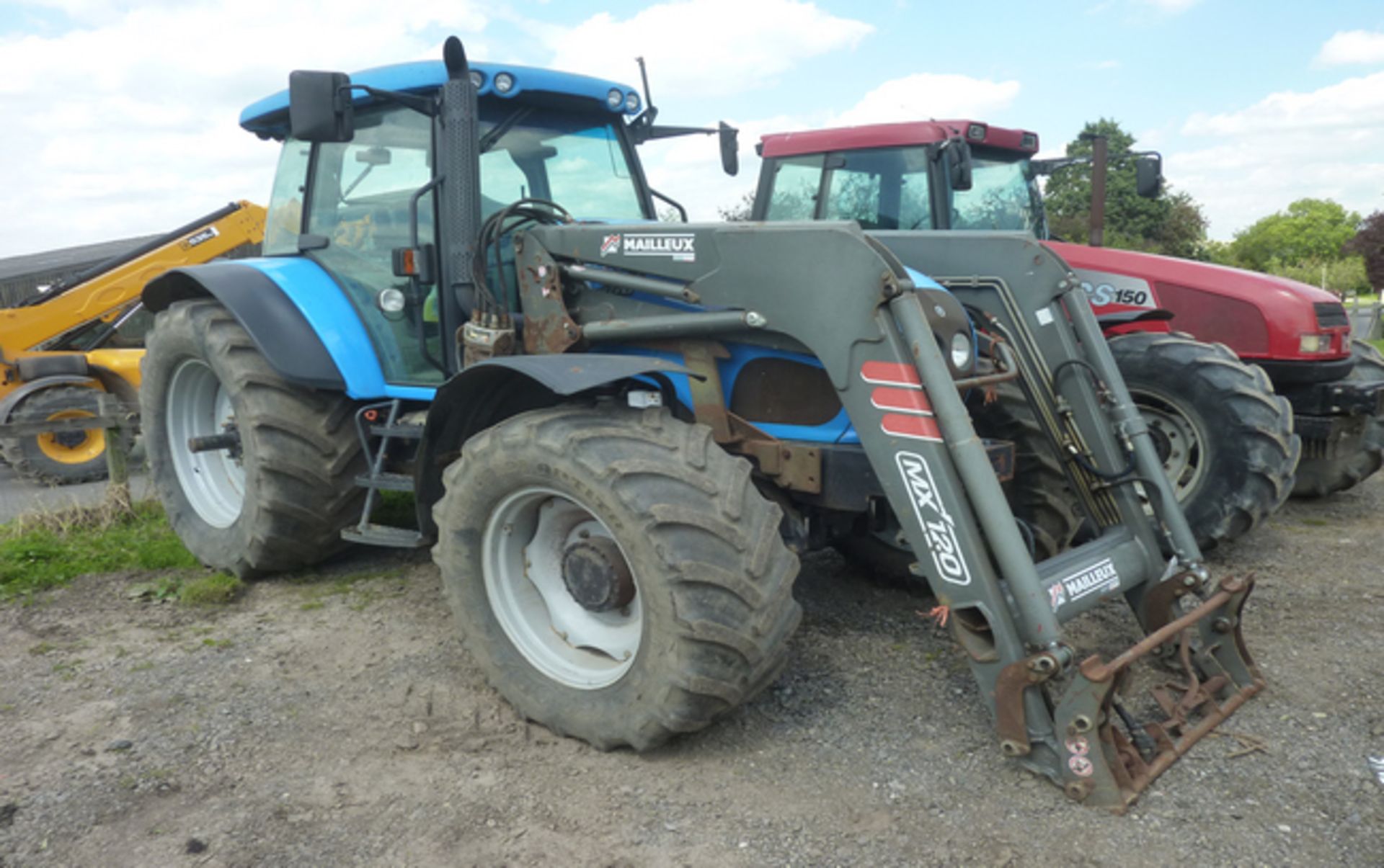 5216 Landini 145 Landpower tractor, 50k box, on air brakes, 2007, 2500 hours, c/w loader, YX57 ACZ