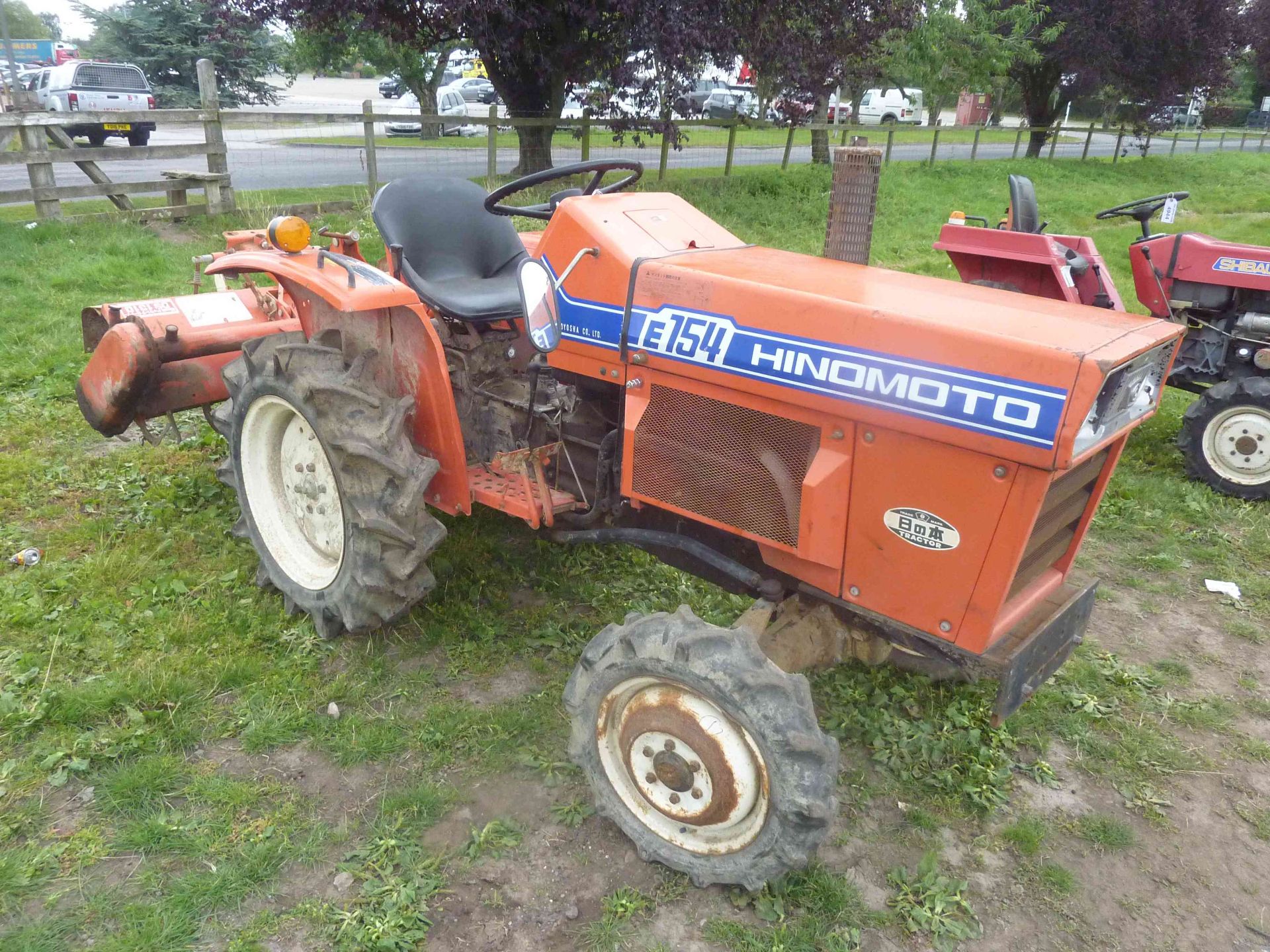 4943 Hinomoto tractor c/w rotavator