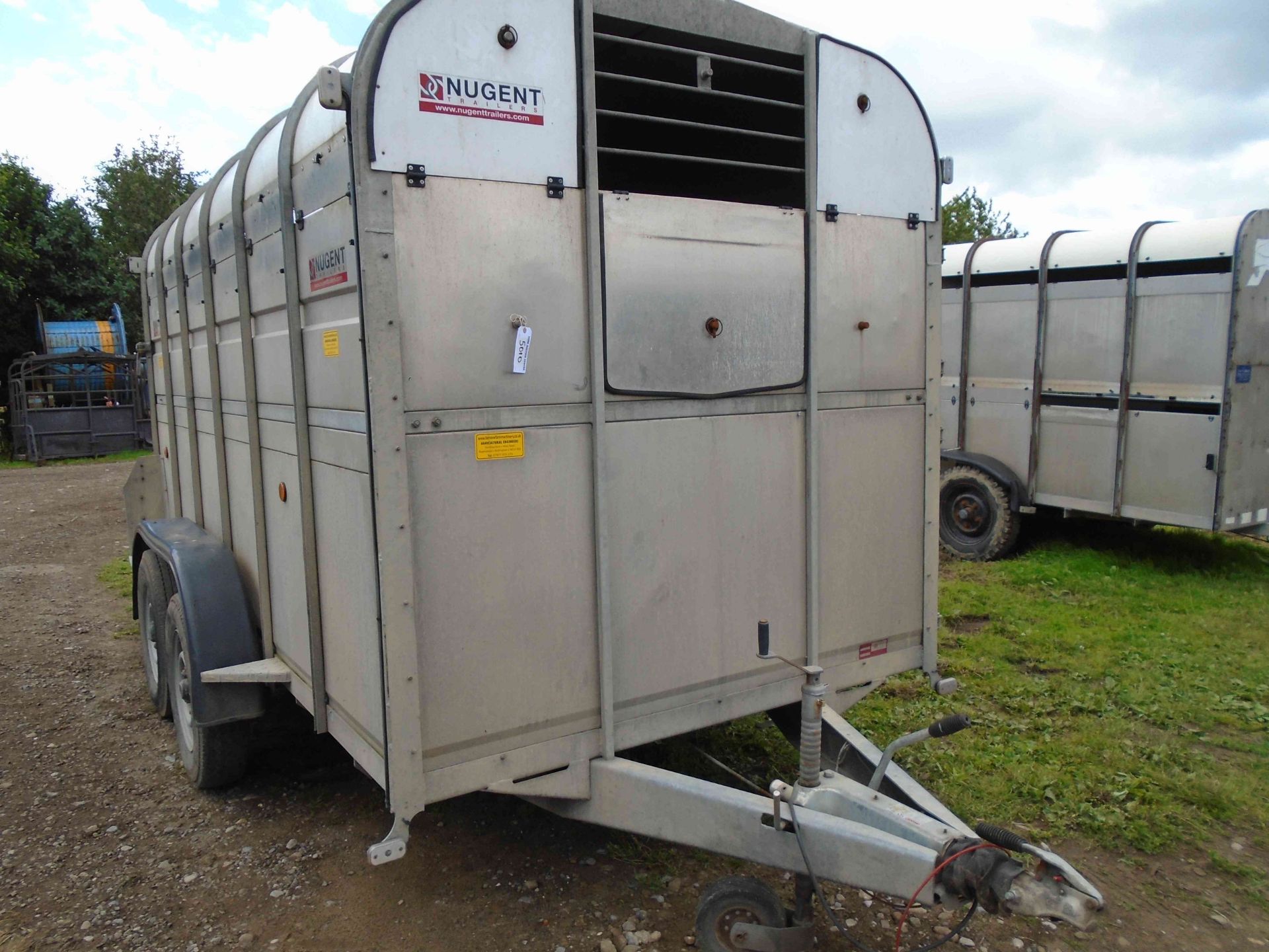 5010 2013 Nugent 12' livestock trailer