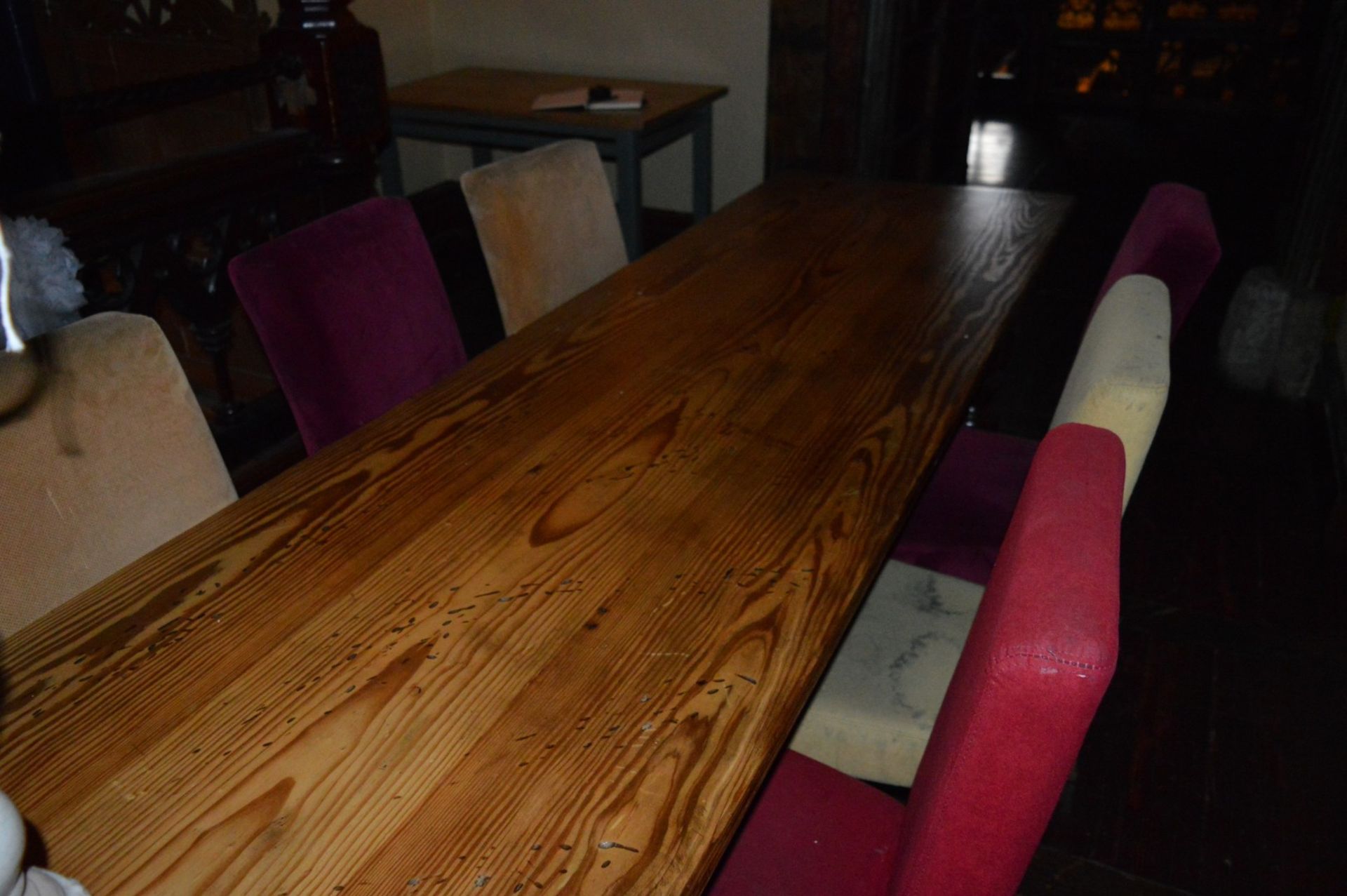 1 x Impressive Antique and Very Long Refectory Table - Features a single piece top which is full - Image 11 of 18