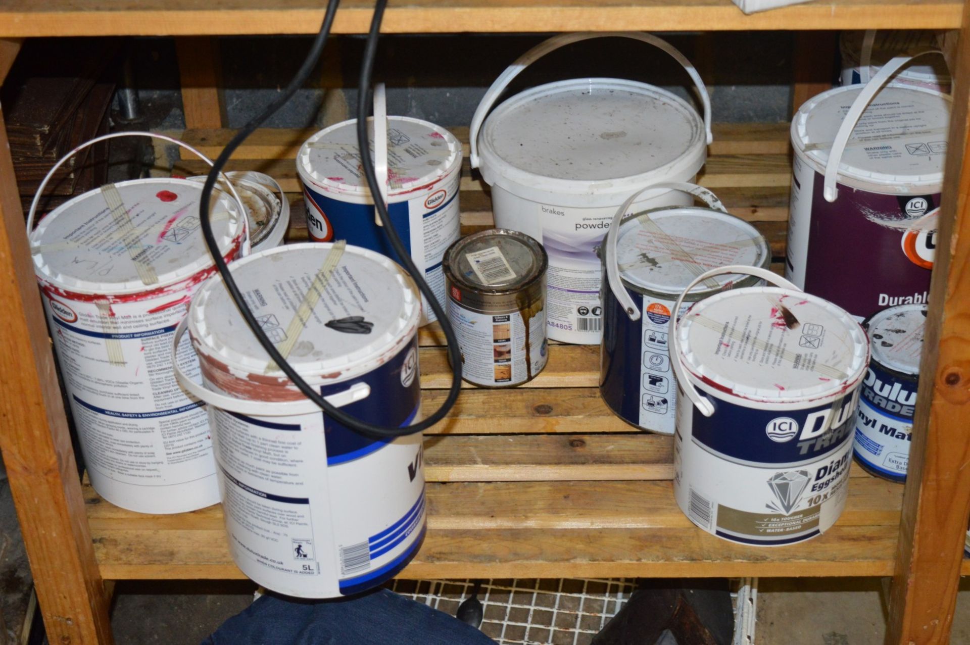 Contents of Shelving Unit Plus Stainless 5 Tier Shelf Unit, Beer Cool and Commercial Microwave - Image 4 of 15