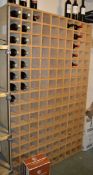 1 x Wine Bottle Holder With 160 Bottle Capacity - Wooden Construction - Very Strong and Sturdy - See