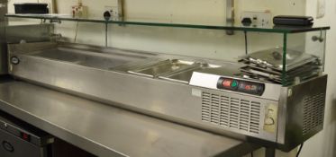 1 x Foster Counter Top Preperation Topping Unit - Model VR381022 - Stainless Steel Construction With