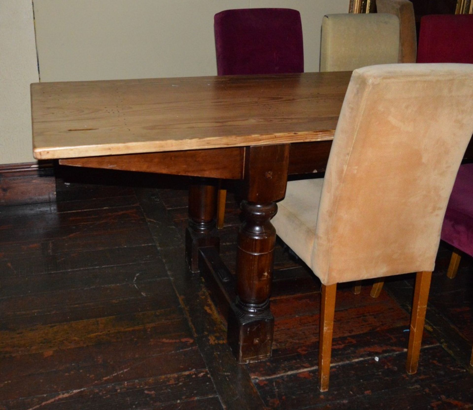 1 x Impressive Antique and Very Long Refectory Table - Features a single piece top which is full - Image 14 of 18