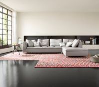 1 x LIGNE ROSET Handmade "Hex Hex" Silk / Wool Rug - Made Exclusively By GOLRAN - 160x240 - Ref: