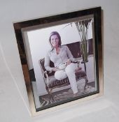 1 x EICHHOLTZ BV "Brentwood XL" Picture Frame - Clear Glass, Silver Finish - Dimensions: W27 x H32cm