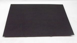 1 x TEMPUR Plain Black Headboard - Dimensions: W135 x H95cm (Double) - Ref: 3244755 - CL087 -