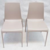 Set Of 2 x LIGNE ROSET "Petra Dining" Chairs In Beige - Ref: 3597798 - CL087 - Location:
