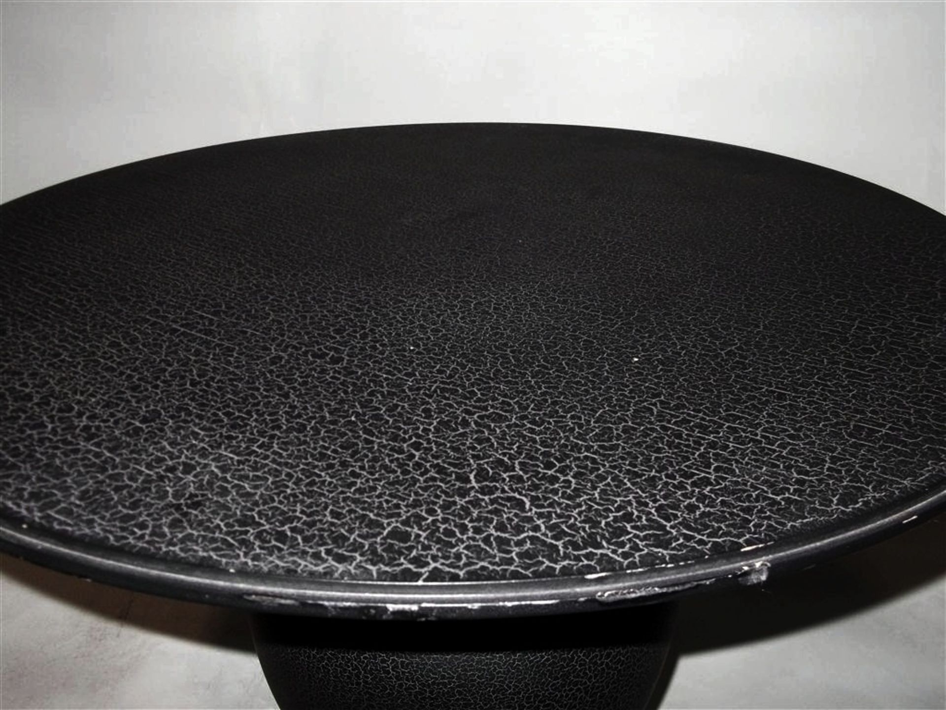 1 x ANGELO CAPPELLINI Opera Contemporary "Pelleas" Lamp Table - Features A Black Crackle Finish - - Image 5 of 5