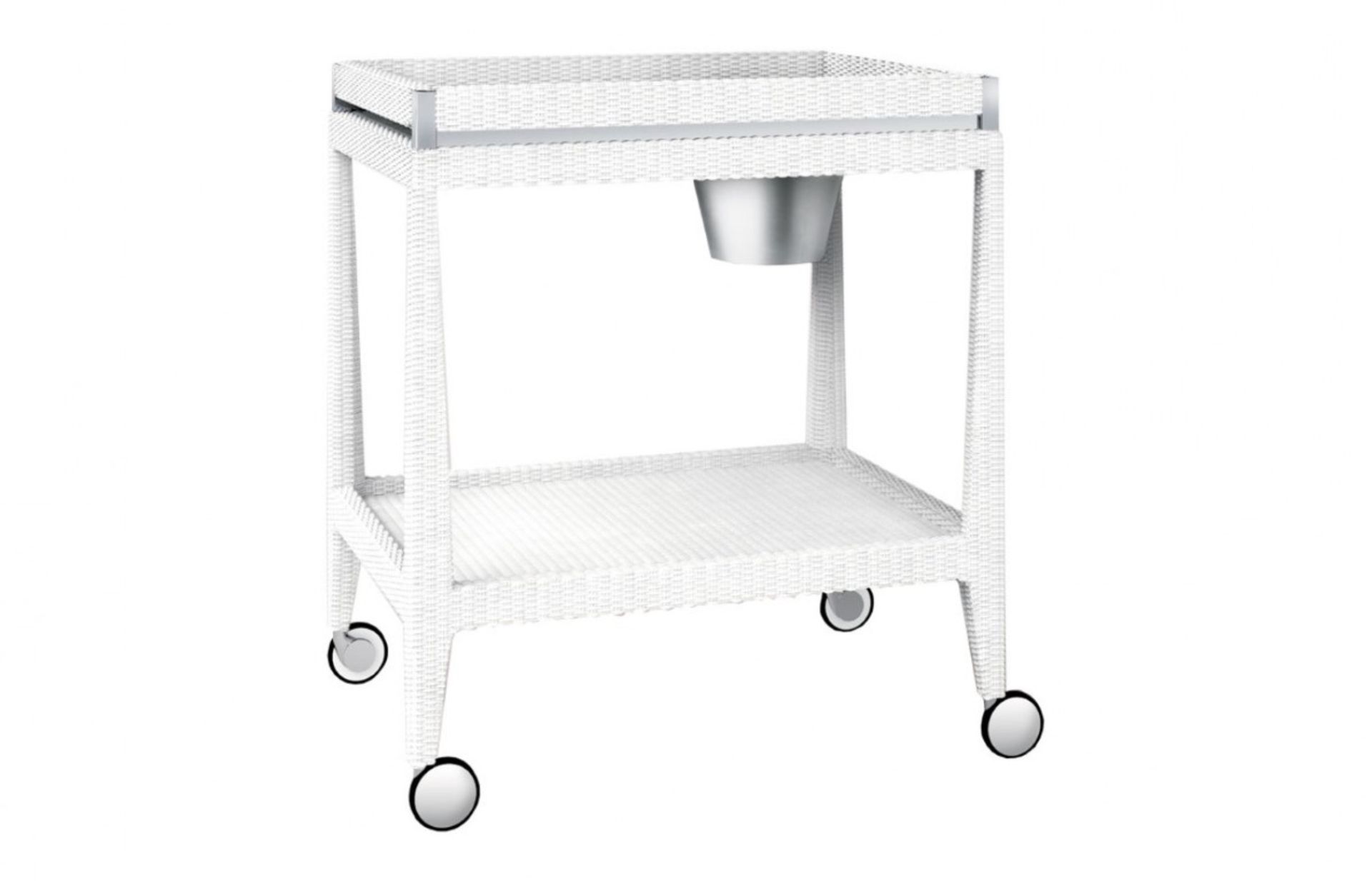 1 x Smania Procida Politech Trolley - Outdoor Furniture, Politech Trolley with Steel Details and - Image 8 of 8