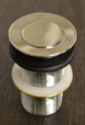10 x Vogue Bathrooms Pressflow 1 1/4 Unslotted Waste Chrome Waste Fittings - VA09D - Brand New Stock