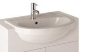 1 x Vogue Bathrooms KUDOS Semi Recessed SINK BASIN - Single Tap Hole 550mm - Brand New Boxed Stock -