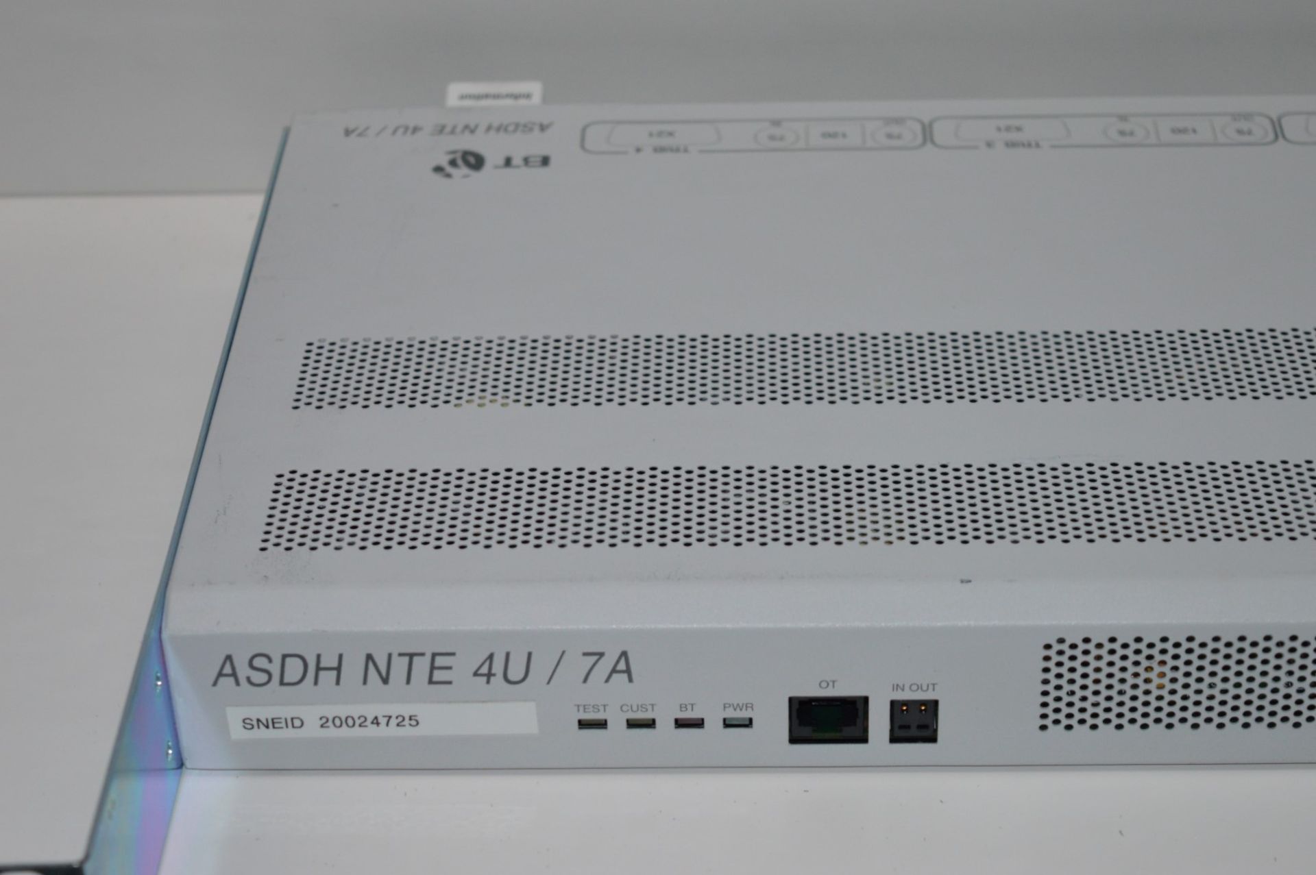 1 x BT ASDH NTE 4U/7A Access SDH Network Terminating Unit - CL159 - Ref PC022 - Location: Altrincham - Image 7 of 8