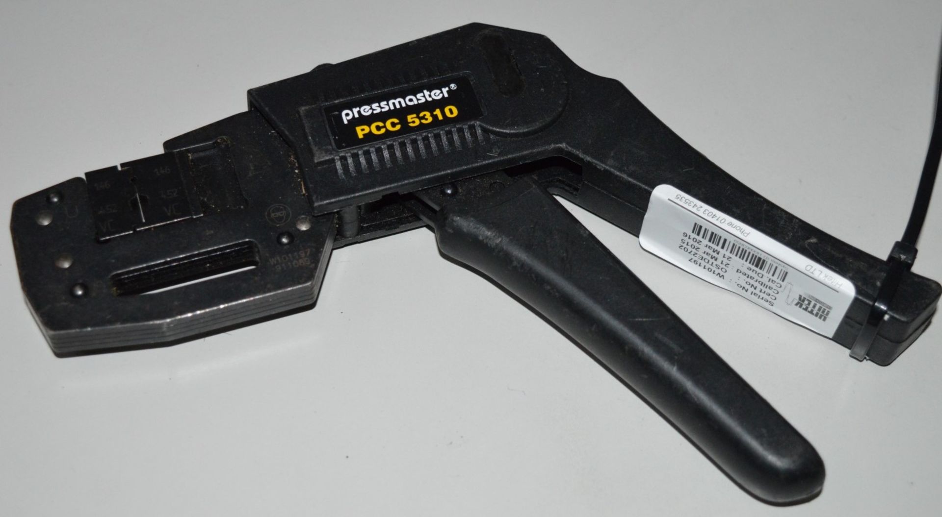 1 x Pressmaster PCC 5310 Coax Crimping Tool With Dies - Telecoms Tooling - Comes With Protective