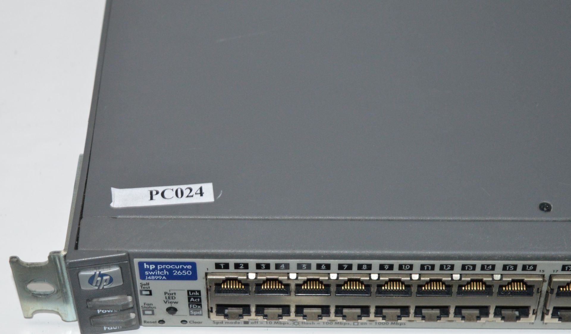 1 x Hewlett Packard Procurve 2650 24-port Fast Ethernet Network Switch - CL159 - Ref PC024 - - Image 2 of 5