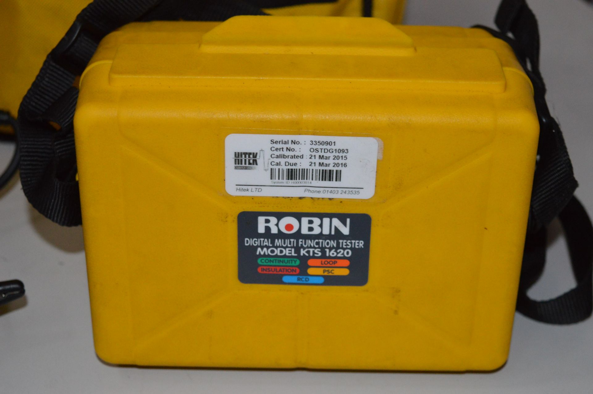 1 x Robin 5 in 1 Multi Function Tester - Model KTS 1620 - Includes Case and Cables - For The Testing - Image 4 of 8