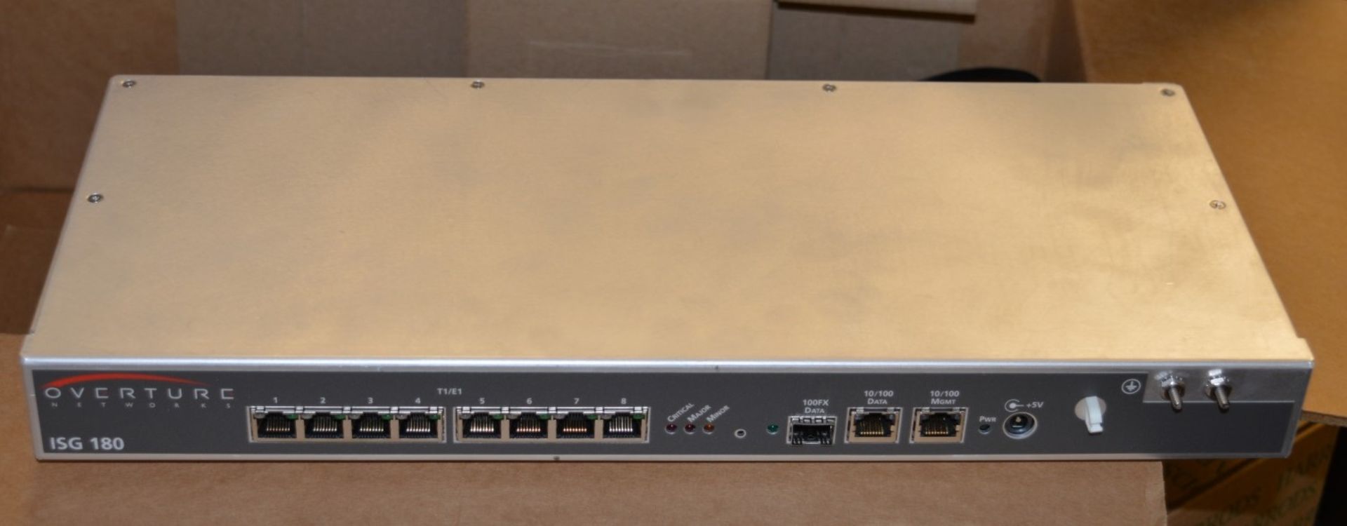 1 x Overture Networks ISG 180 Carrier Ethernet Over T1/E1 Edge - Model 5262-930A - Brand New and - Image 2 of 11